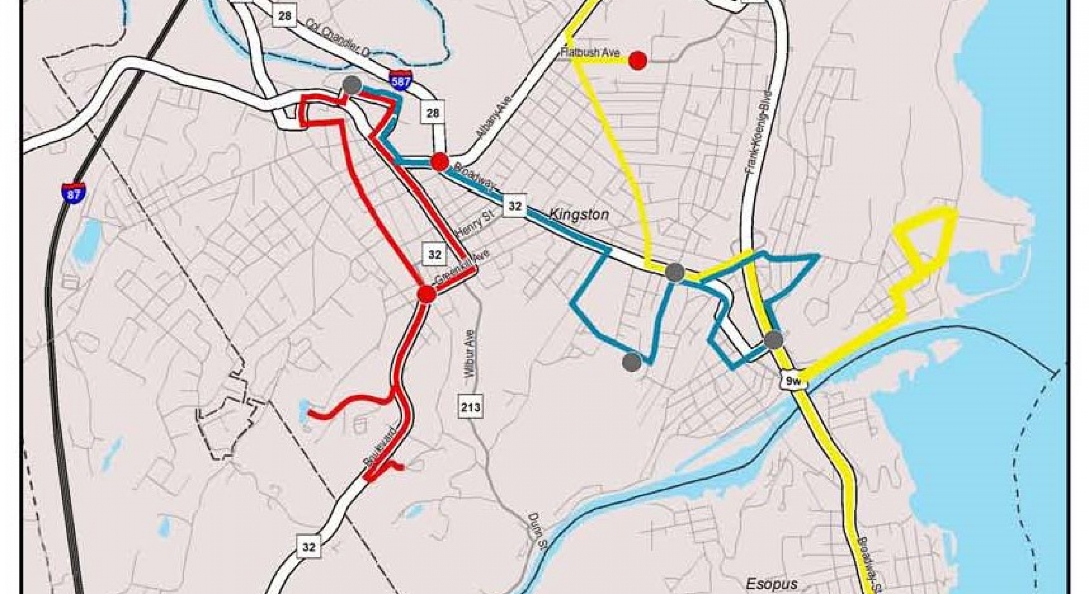 Potential Kingston Routes - Live Well Kingston