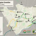 map of proposed Kingston Greenline project