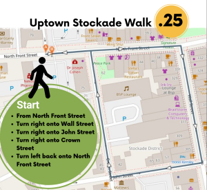 Uptown Stockade Walk, 1/4 Mile